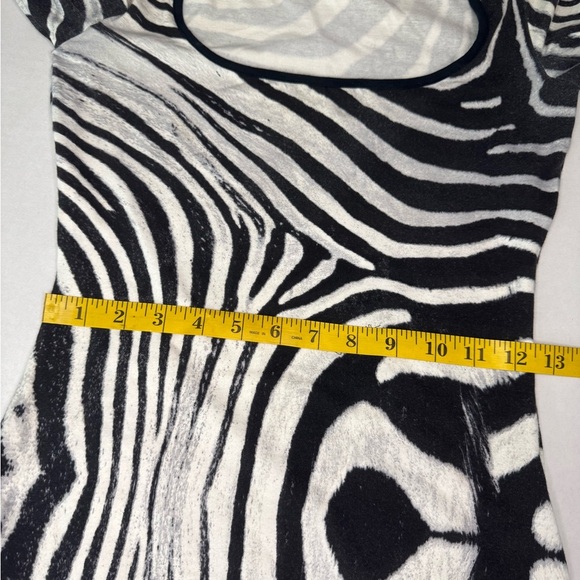 Just Cavalli Vintage Black and White Bodycon Long Sleeve Dress Size 40. #208 - Picture 17 of 17